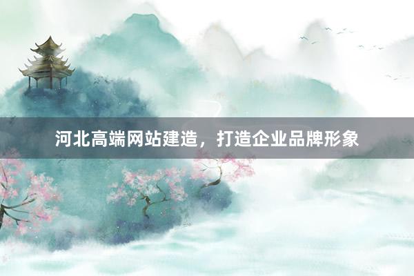 河北高端网站建造，打造企业品牌形象